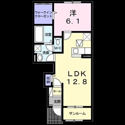 サンフラワー　Ｃの物件間取画像